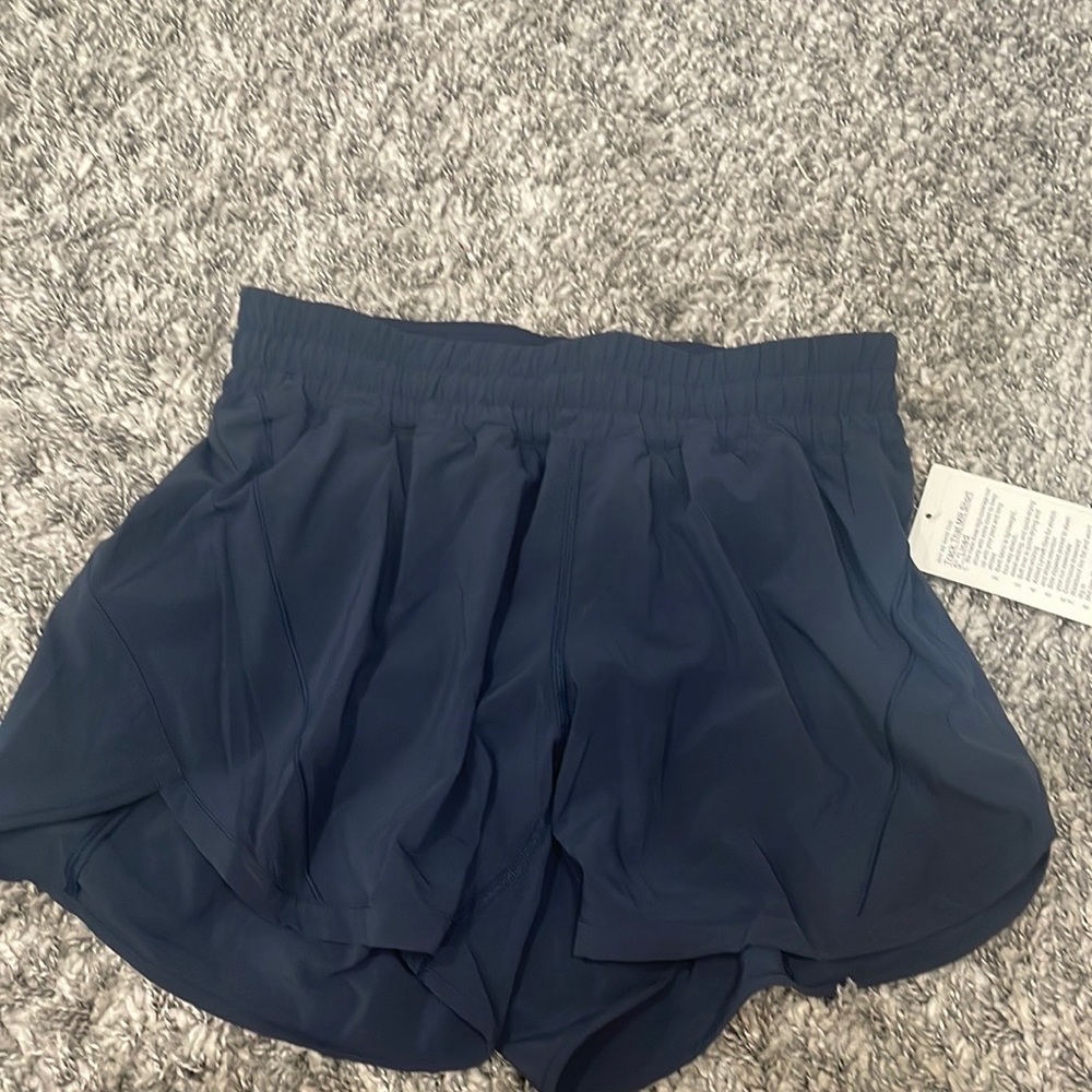 blue lululemon shorts